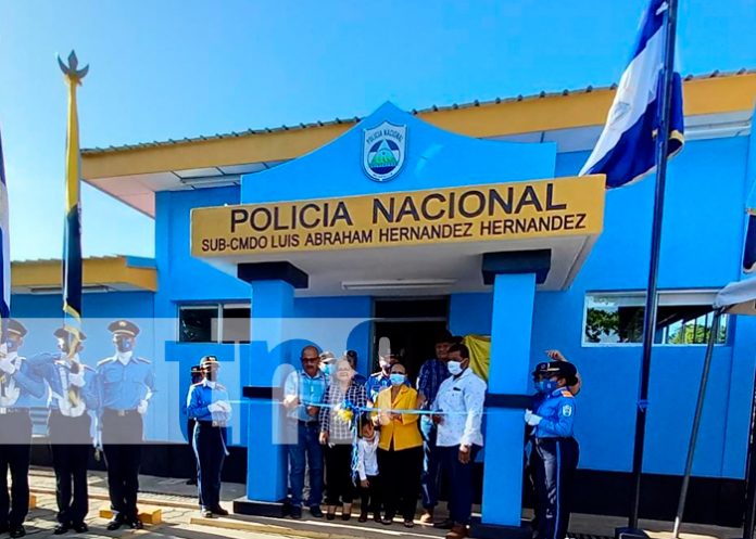 nicaragua, chinandega, Villa 15 de Julio, estacion policial,