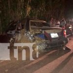Accidente de tránsito deja cuantiosos daños materiales nicaragua. carazo, diriamba, sucesos, accidente,