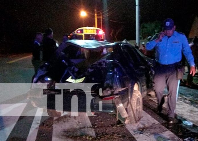 nicaragua, carazo, vuelco, accidente de transito,