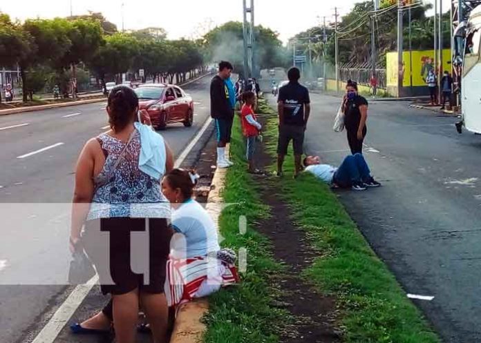 7.1 nicaragua, accidente de transito, peatones, policia nacional, managua