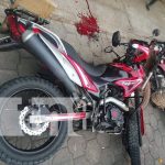 Accidente de tránsito entre dos motos dejó un lesionado en Chontales Motociclista ocasiona accidente de tránsito