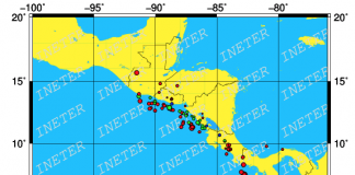 Sismo sacude la costa suroeste de Pochomil, Nicaragua