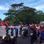 Chinandeganos inician el 19 de julio con multitudinaria movilización Diana revolucionaria en Chinandega - julio victorioso