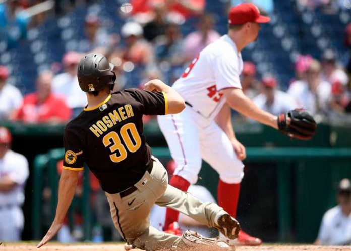 Hosmer nacionales, padres, beisbol