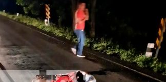 nicaragua, chontales, motociclista, lesiones,