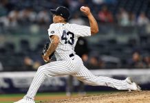 Esto fue lo que le dijo Gerrit Cole a Jonathan Loáisiga jonathan, loáisiga, yankees,