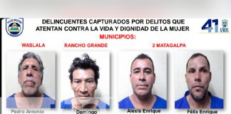 nicaragua, matagalpa, policia, diferentes delitos,