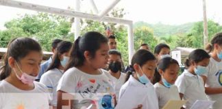 Foto: Coros estudiantiles conmemoran el aniversario de la Revolución Sandinista/TN8