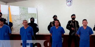 Detenidos por delitos en Chontales