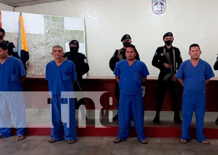 Detenidos por delitos en Chontales
