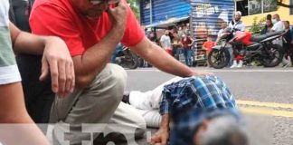 Foto: Motociclista atropelló a una persona que se desplazaba en una bicicleta en Estelí/TN8