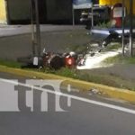 Tragedia en Diriamba: Joven muere tras accidente con su motocicleta Accidente de tránsito donde un joven falleció en Diriamba