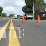 Niño de 6 años entre la vida y la muerte tras accidente en Carretera Sur Escena del accidente de tránsito en Carretera Sur con un niño lesionado