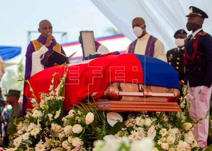 adios Sepultan al asesinado presidente de Haití, Jovenel Moise