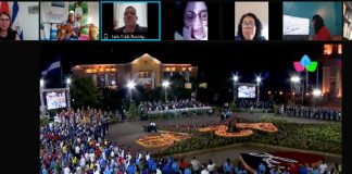 Foto: Encuentro virtual por el 42/19 en Alemania / Cortesía
