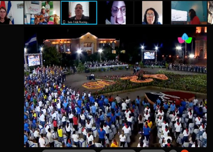 Foto: Encuentro virtual por el 42/19 en Alemania / Cortesía