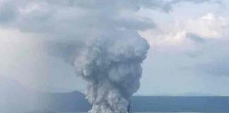 filipinas, volcan taal, alerta, erupcion,