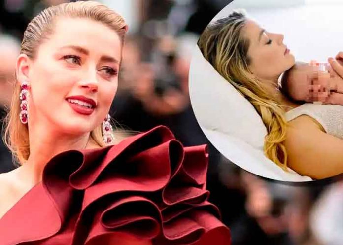 amber- bebe, foto, instagram, amber heard, actriz, gestacion subrogada,