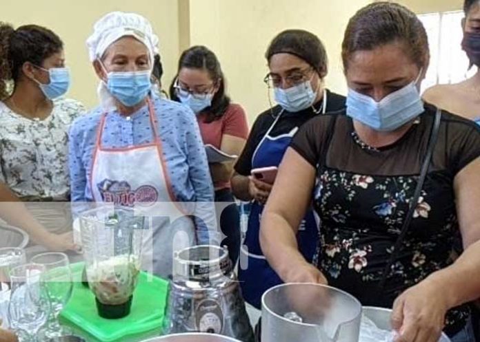 Curso del INATEC sobre batidos y más con emprendedores de Somoto