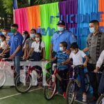 Entregan bicicletas a estudiantes de educación multigrado de Madriz Acto por la entrega de bicicletas en Somoto