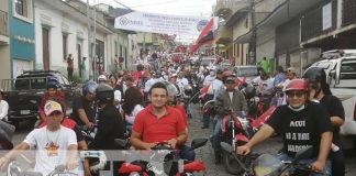 Foto: Caravana en Boaco por la Revolución Sandinista / TN8