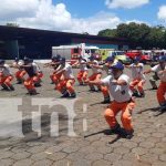 Más que preparados: 32 bomberos participan en un ejercicio en Managua Capacitación de nuevos bomberos