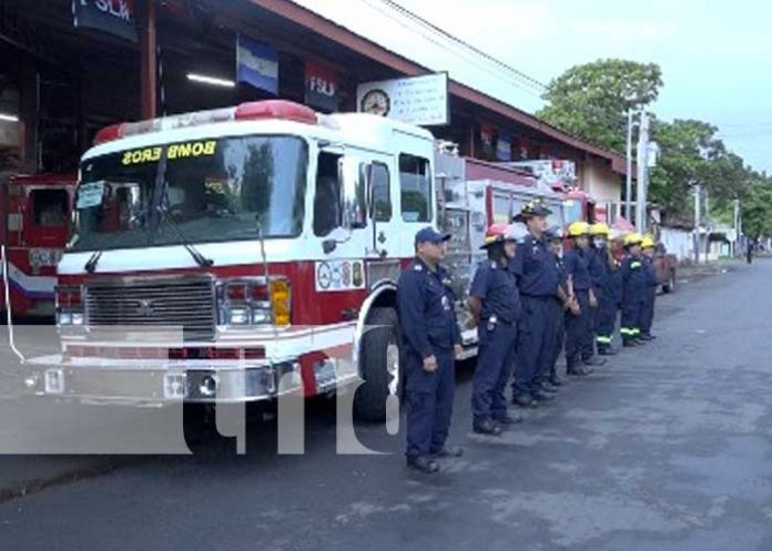Nuevo camión para bomberos en San Marcos, Carazo