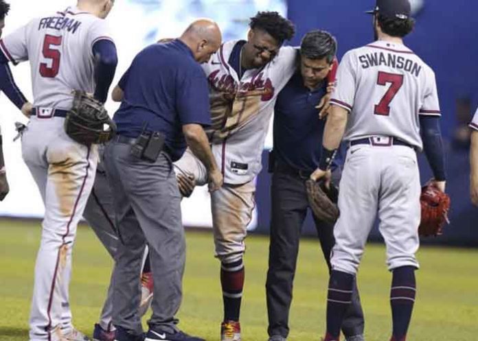 Acuña fuera el resto de la temporada braves, mlb, acuña, beisbol, atlanta