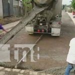 Calles para el Pueblo cerca de 14 cuadras construidas en Matiguás Foto: Calles para el Pueblo cerca de 14 cuadras construidas en Matiguás / TN8