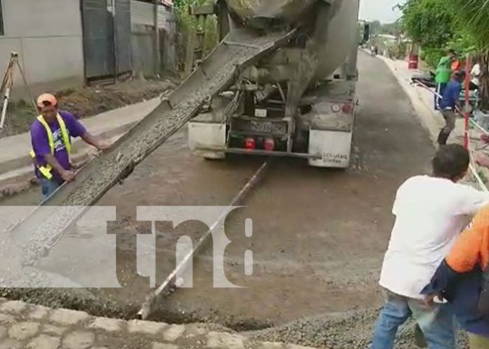 Foto: Calles para el Pueblo cerca de 14 cuadras construidas en Matiguás / TN8