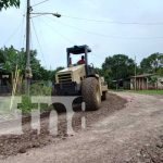 Las Azucenas, en San Carlos, estrena mejoramiento de calles Nuevas calles en Las Azucenas, en San Carlos, Río San Juan