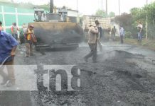 Proyecto Calles para el Pueblo cambia el rostro del barrio El Recreo Construcción de nuevas cuadras con calles mejoradas en el barrio El Recreo