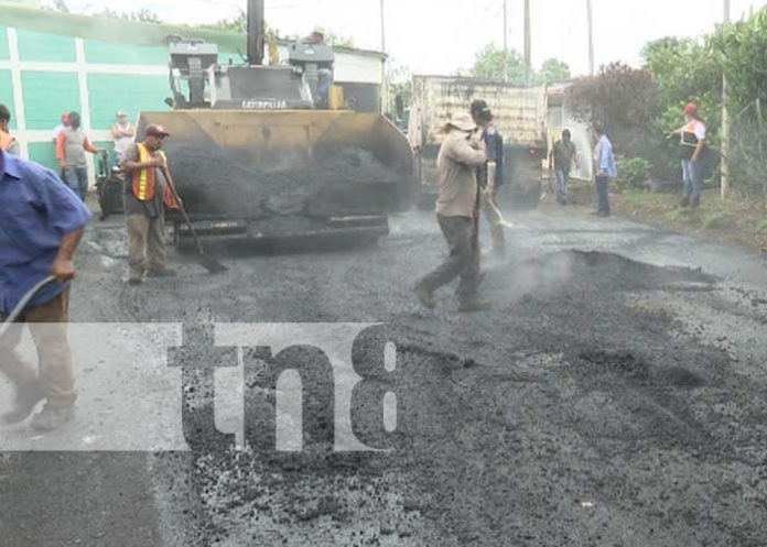 Construcción de nuevas cuadras con calles mejoradas en el barrio El Recreo