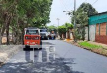 Más del 90% de la calles han sido mejoradas en barrio Los López Nuevas calles en el barrio Los López, Managua