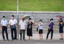Ola de calor azota a capital de Corea del Norte