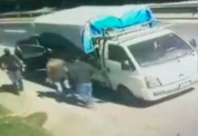 ¡El descaro! Delincuentes roban camión y secuestran al conductor en El Salvador