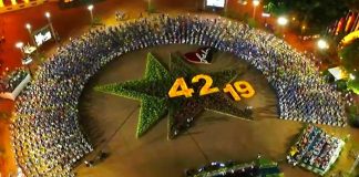 Ambiente de la celebración del 42/19 en Nicaragua