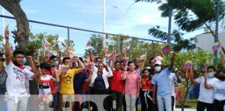 Homenaje al Comandante Hugo Chávez en Managua