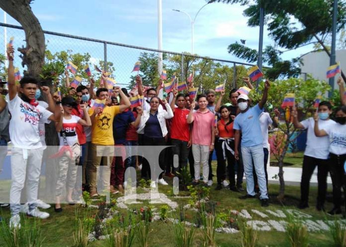 Homenaje al Comandante Hugo Chávez en Managua