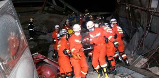 Foto: Rescatan otros siete supervivientes en hotel derrumbado en China/TN8