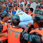 Miles de evacuados tras el desborde de otro río en China Foto: Miles de evacuados tras el desborde de otro río en China/Cortesía