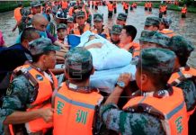 Foto: Miles de evacuados tras el desborde de otro río en China/Cortesía