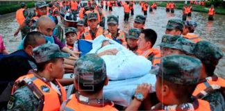 Foto: Miles de evacuados tras el desborde de otro río en China/Cortesía
