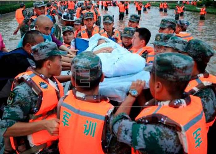 Foto: Miles de evacuados tras el desborde de otro río en China/Cortesía