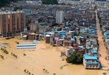 Foto: Devastadoras inundaciones en China/Cortesía