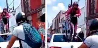mexico, ciclovia, auto,