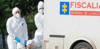 Agentes de la fiscalía encuentran cabeza humana envuelta en una sábana en Colombia
