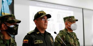 Miembros de la Policía colombiana