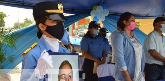 Acto por relanzamiento de la Comisaría de la Mujer en Malpaisillo, León