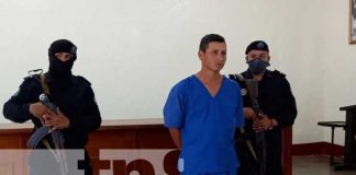 Conferencia de prensa sobre autor de crimen en Juigalpa